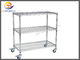 ESD SMT Reel Storage Trolley Anti Static Products ESD Rolling Industrial Metal Utility Cart