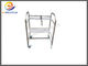 Lightweight SMT Juki Feeder Storage Cart , Strong Feeder Trolley With Two Layers
